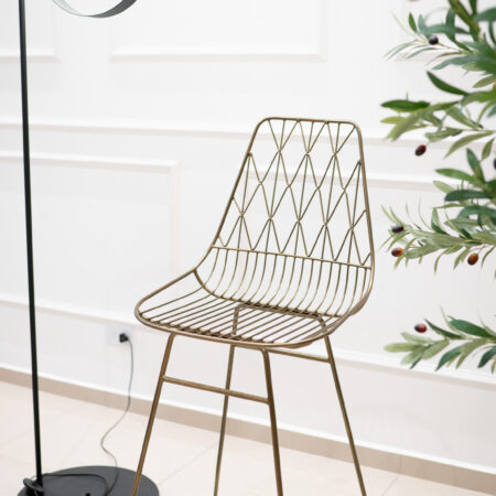 SILLA DE BARRA CROMADA