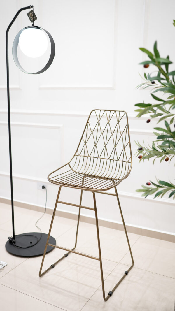 SILLA DE BARRA CROMADA